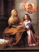 St Anne and the small Virgin Mary Bartolome Esteban Murillo